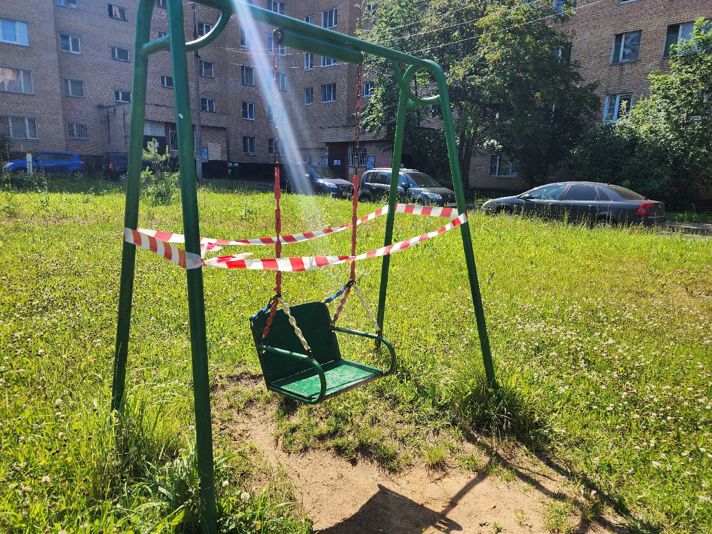 фрязино, благоустройство, покраска детских игровых площадок,