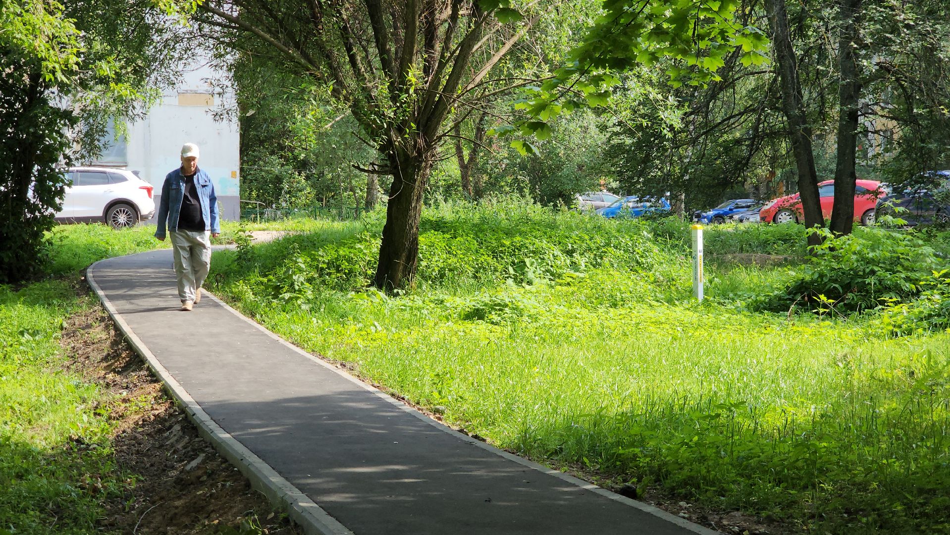 Асфальтирование , новый асфальт, Лобня, Благоустройство дворов,