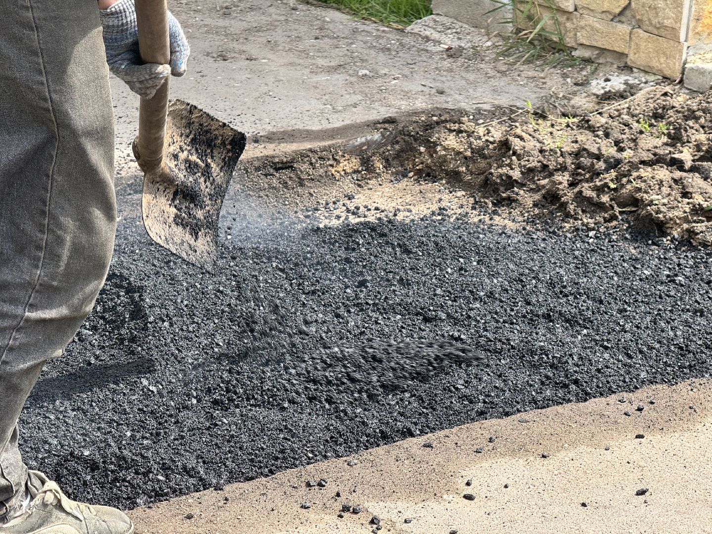 шаховская, ремонт дороги, ямочный ремон,