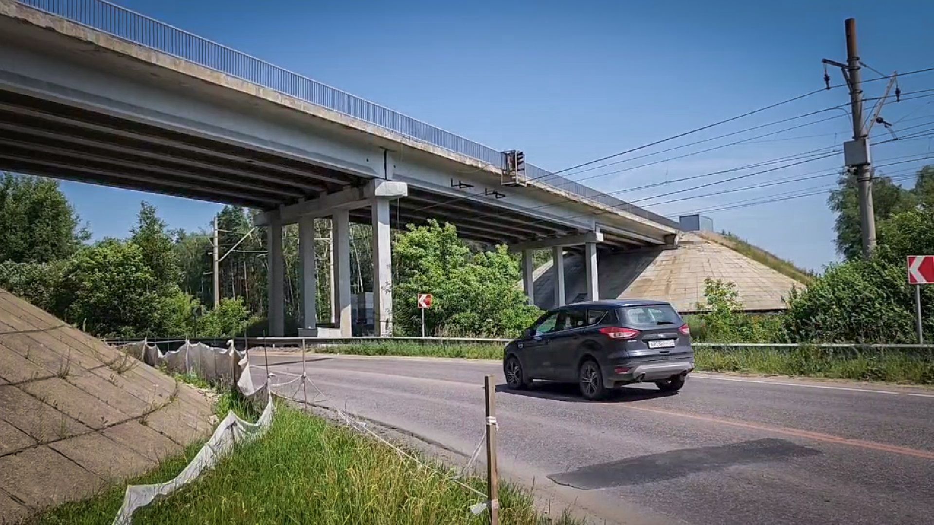 воскресенск, ремонт путепровода в воскресенске, ремонт моста на трассе А-108 ,