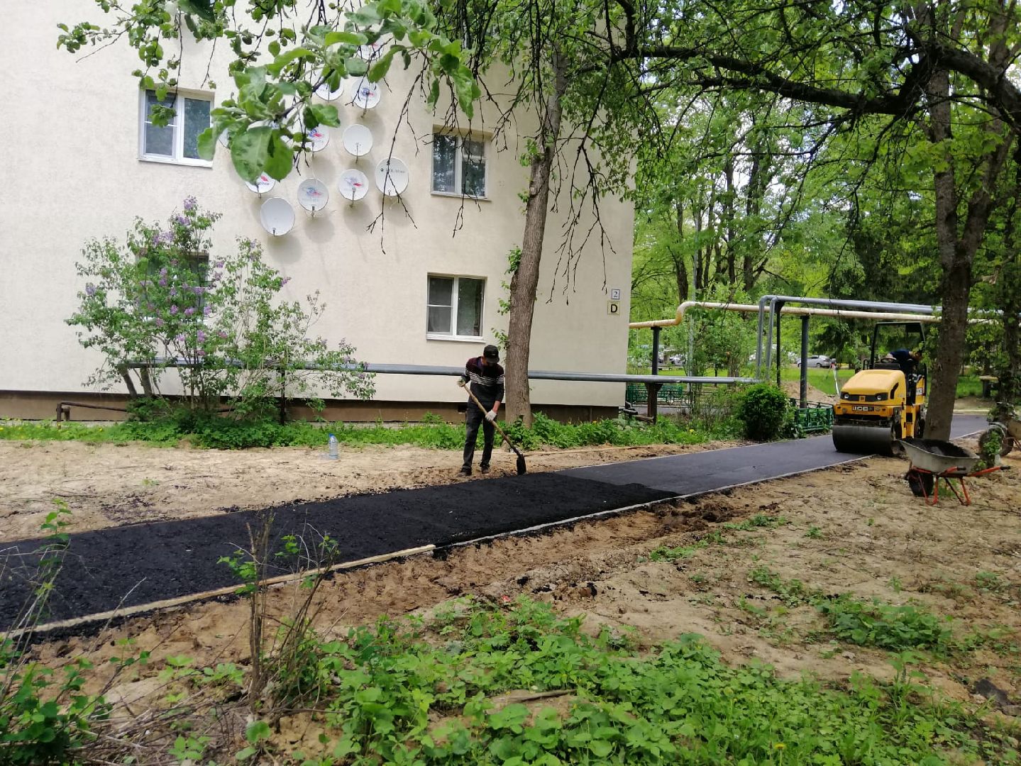 городской округ восход, благоустройство, асфальтовое покрытие, асфальтирование,