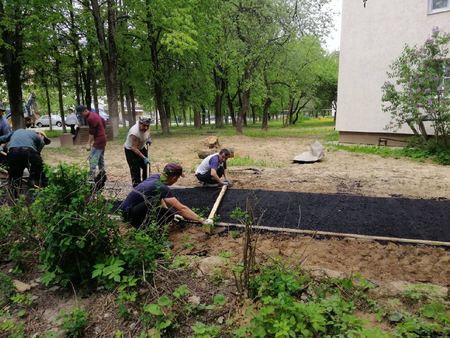 городской округ восход, благоустройство, асфальтовое покрытие, асфальтирование,