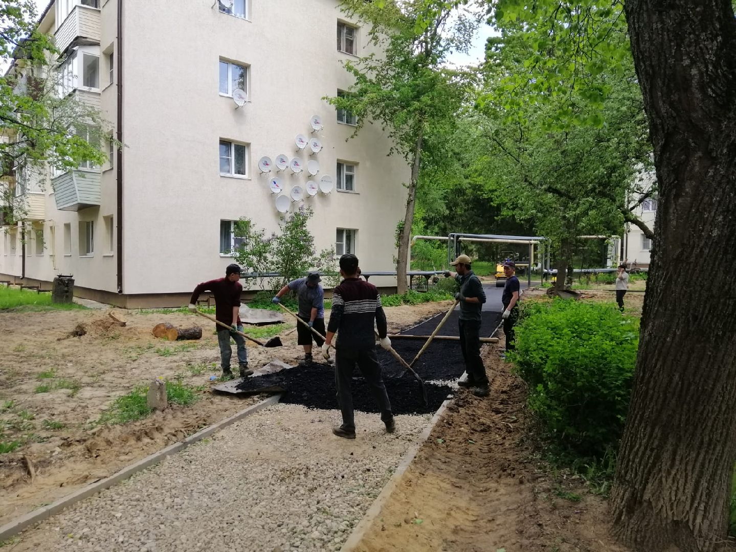 городской округ восход, благоустройство, асфальтовое покрытие, асфальтирование,