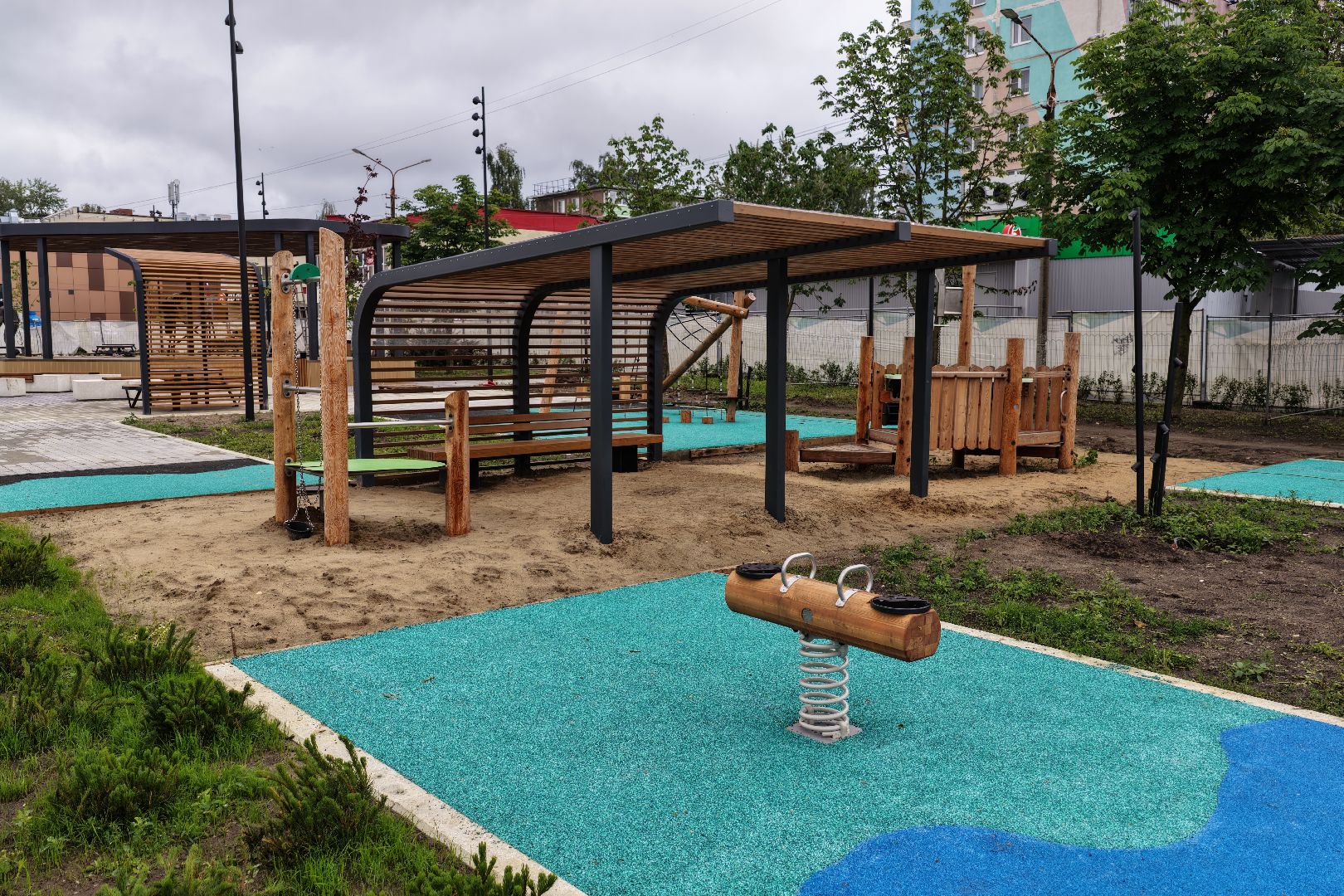 видео с коптера, Сквер 60 лет Победы в Егорьевске, благоустройство в егорьевске,