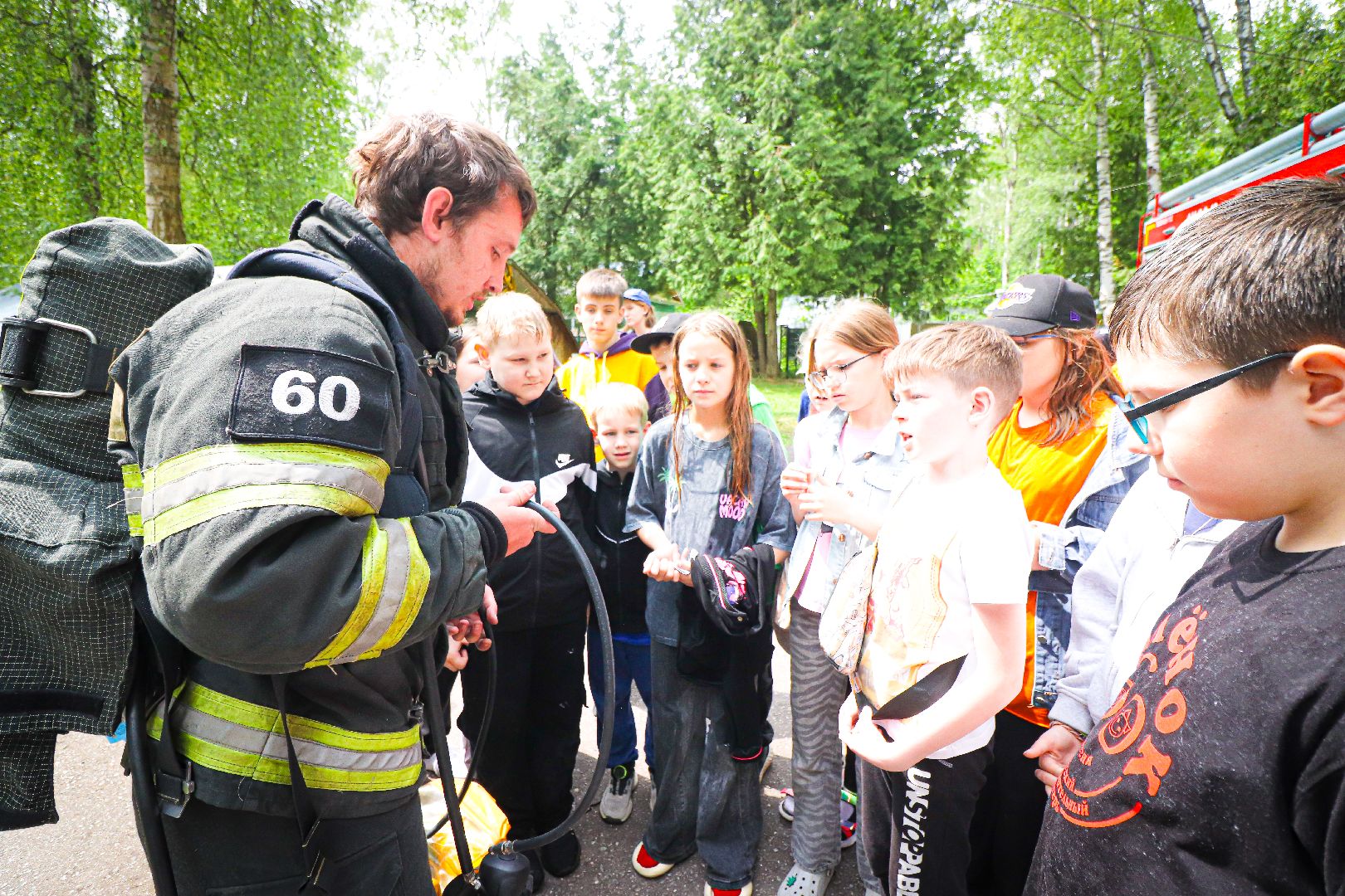 клин, дети, пожарные, образование,