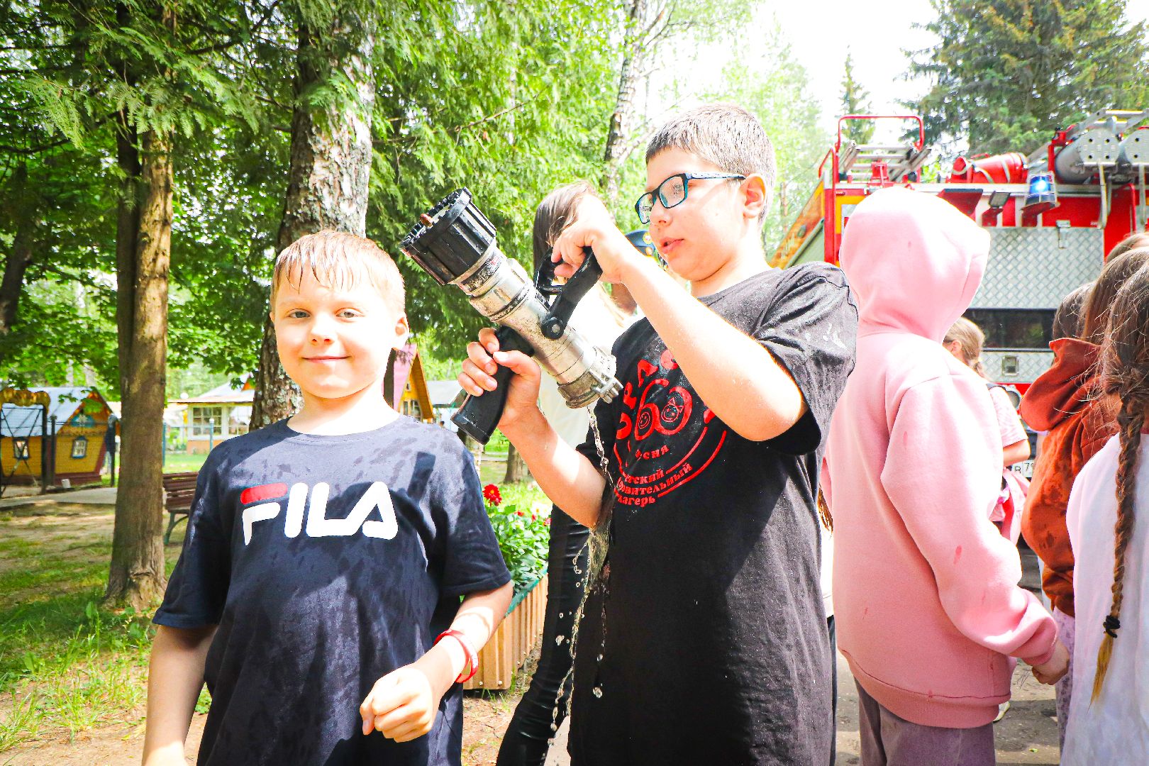 клин, дети, пожарные, образование,