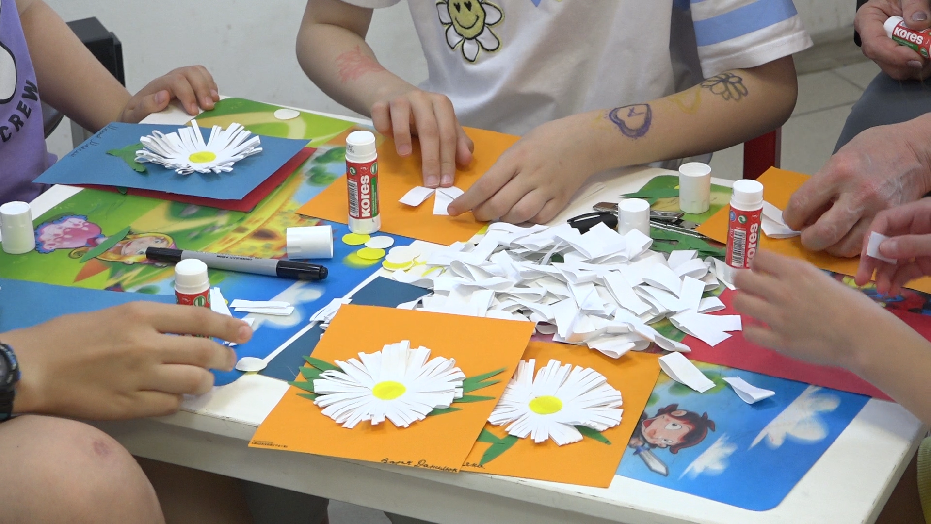 мфц власиха, день семьи любви и верности, власиха день семьи,  мастер класс ромашка,