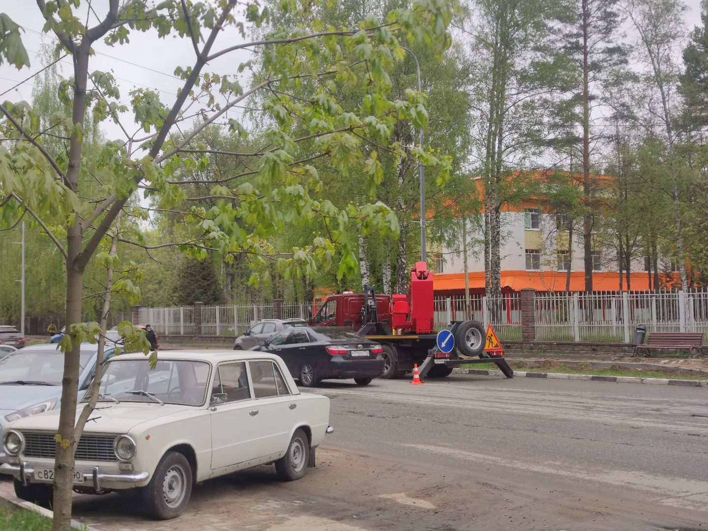 благоустройство, украшения к празднику, Дубна