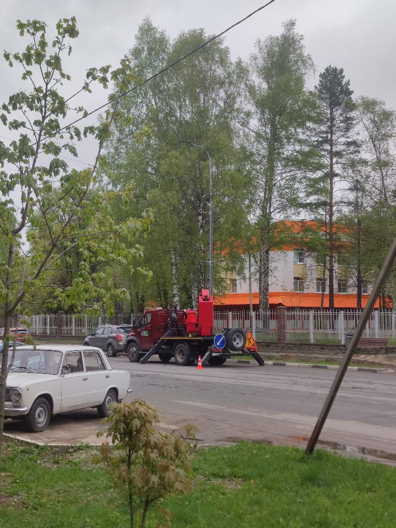 благоустройство, украшения к празднику, Дубна