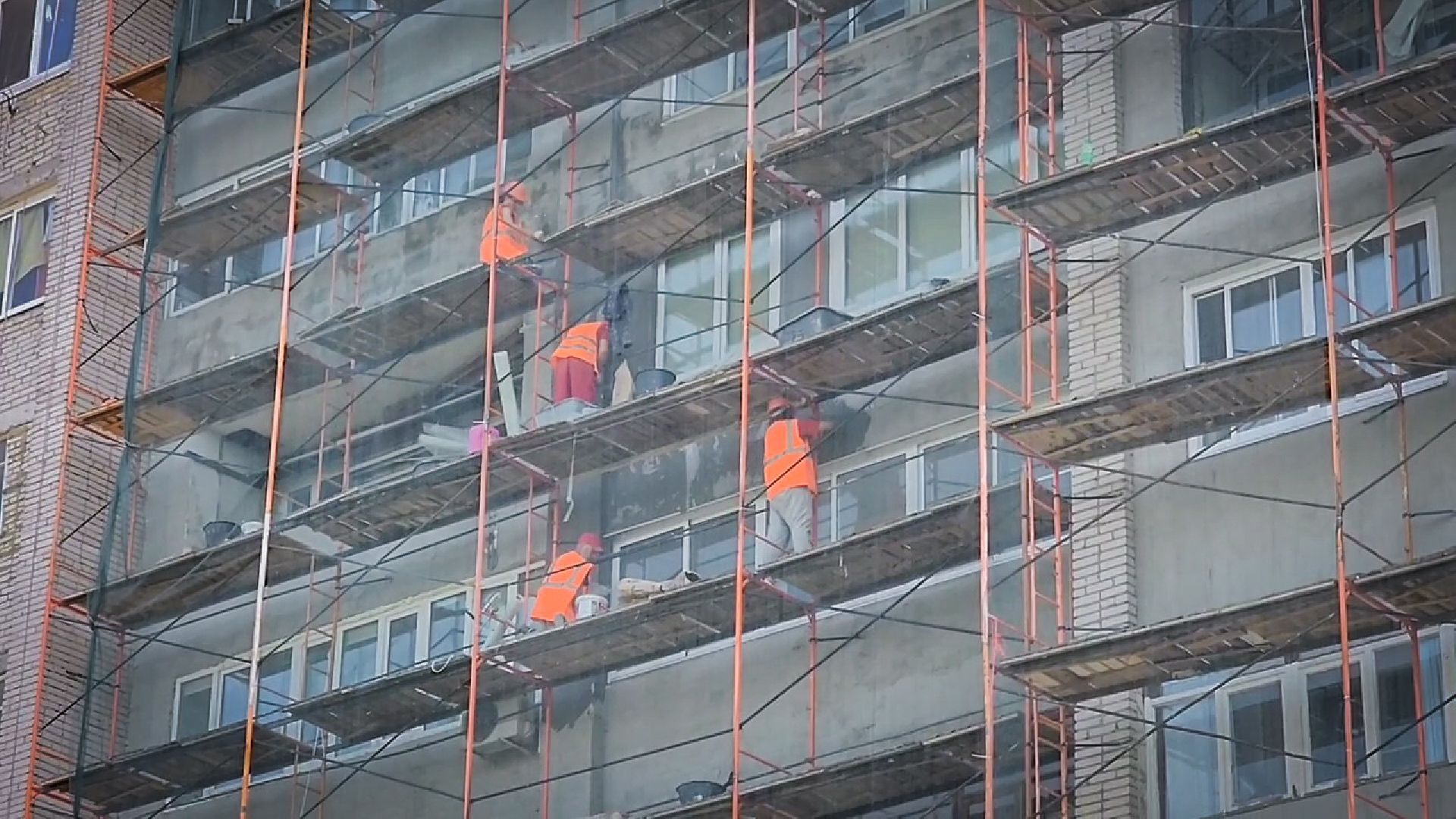 белоозерский, капремонт многоквартирного дома, ремонт фасада дома,фонд капитального ремонта мкд,