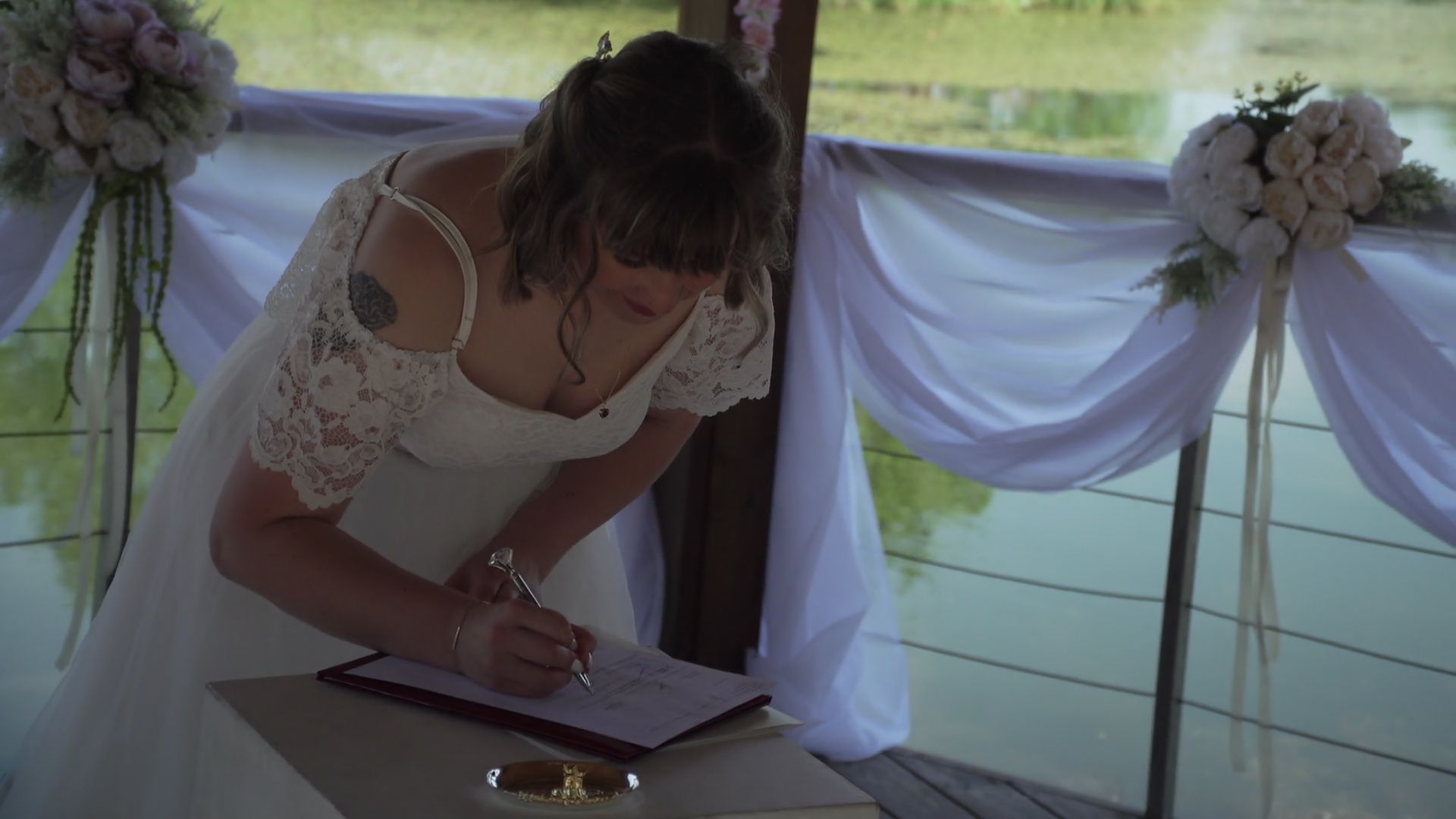 Реутов, парк, выездная свадьба, свадьба на пруду,