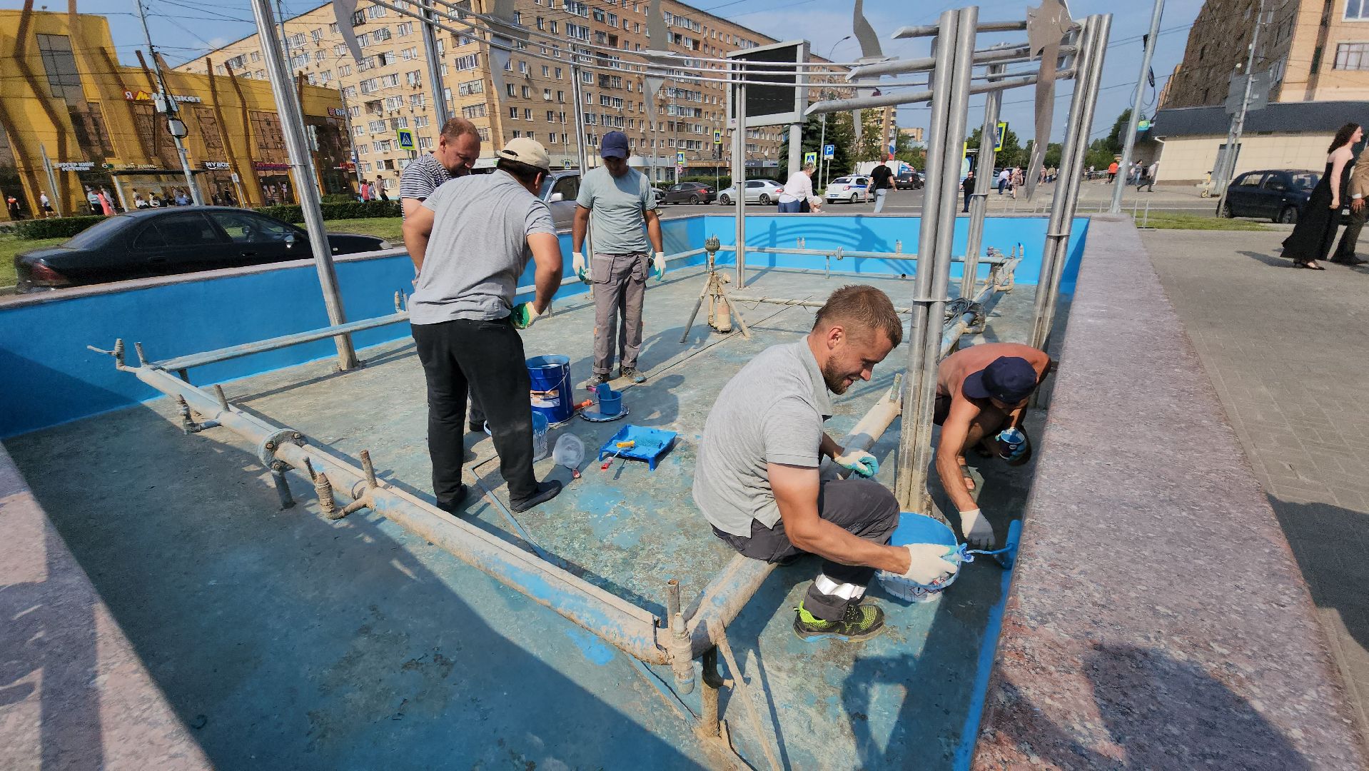 Гидроизоляция, Фонтан, Лобня, Благоустройство ,