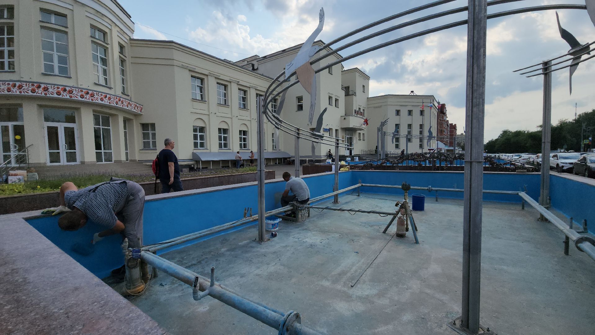 Гидроизоляция, Фонтан, Лобня, Благоустройство ,