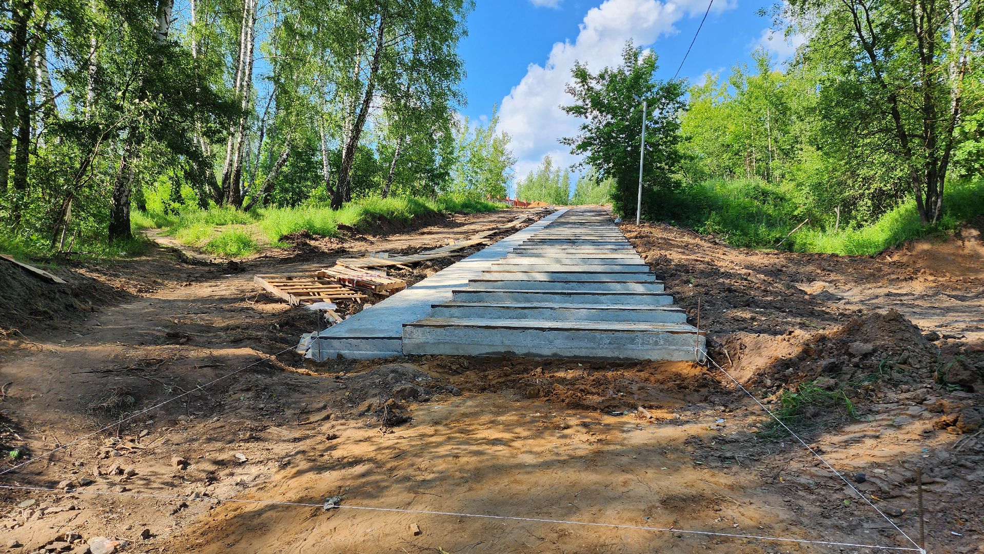 кашира, тротуар, пешеходная дорога, тесна, железная дорога, строительство, ремонт, благоустройство,