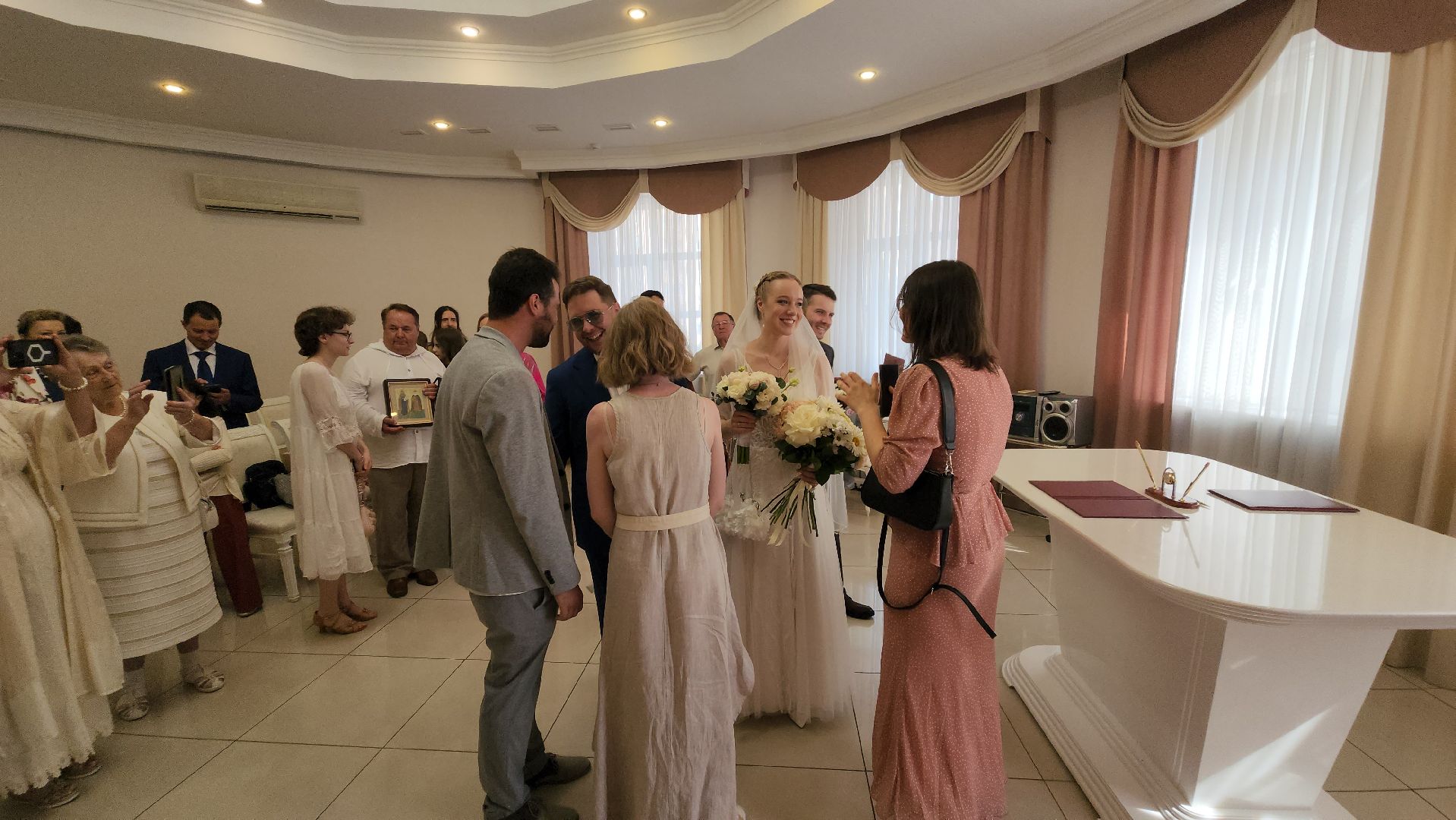 Свадьба , Регистрация брака, Лобня, день семьи любви и верности,