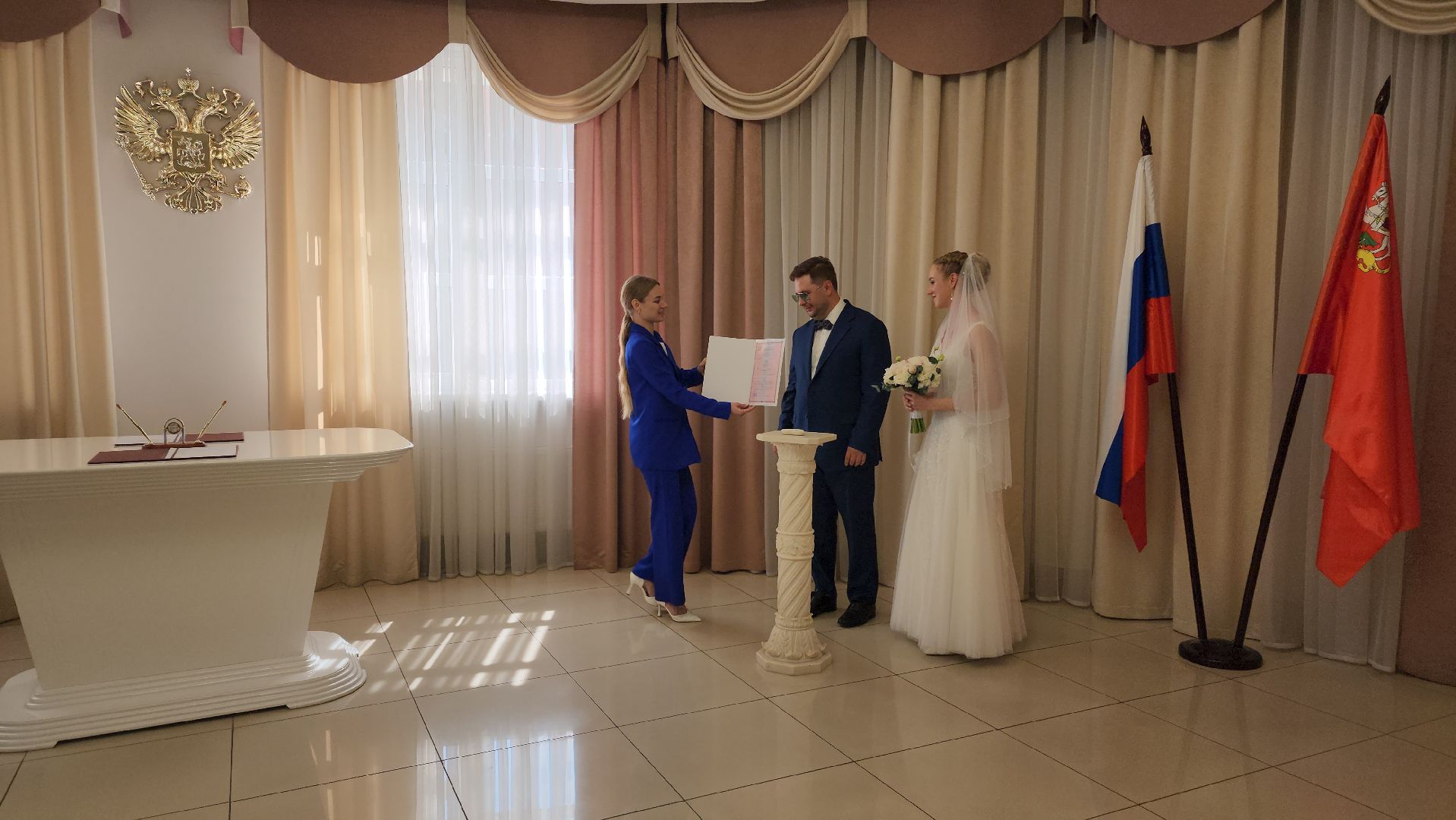 Свадьба , Регистрация брака, Лобня, день семьи любви и верности,