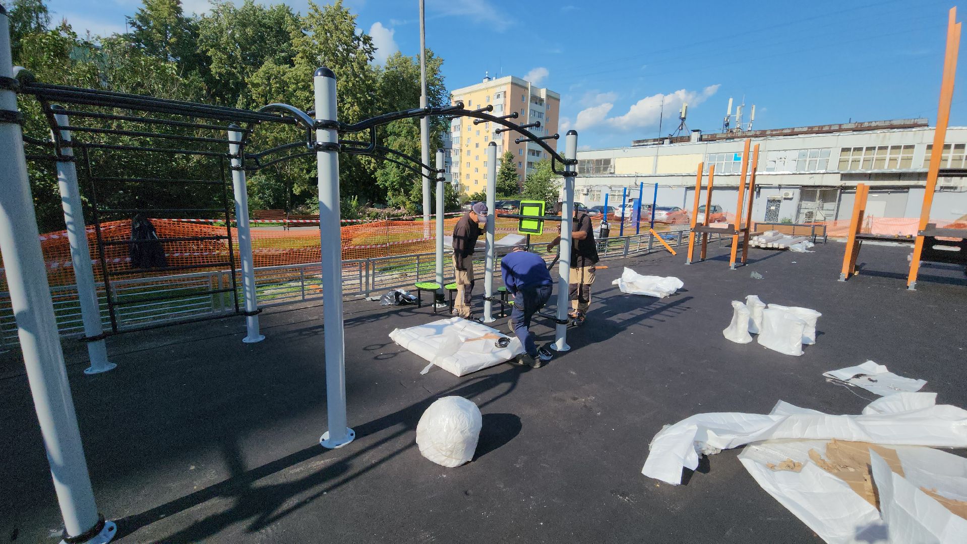 кашира, благоустройство, дети, детская площадка, спортивная площадка, губернаторская программа,