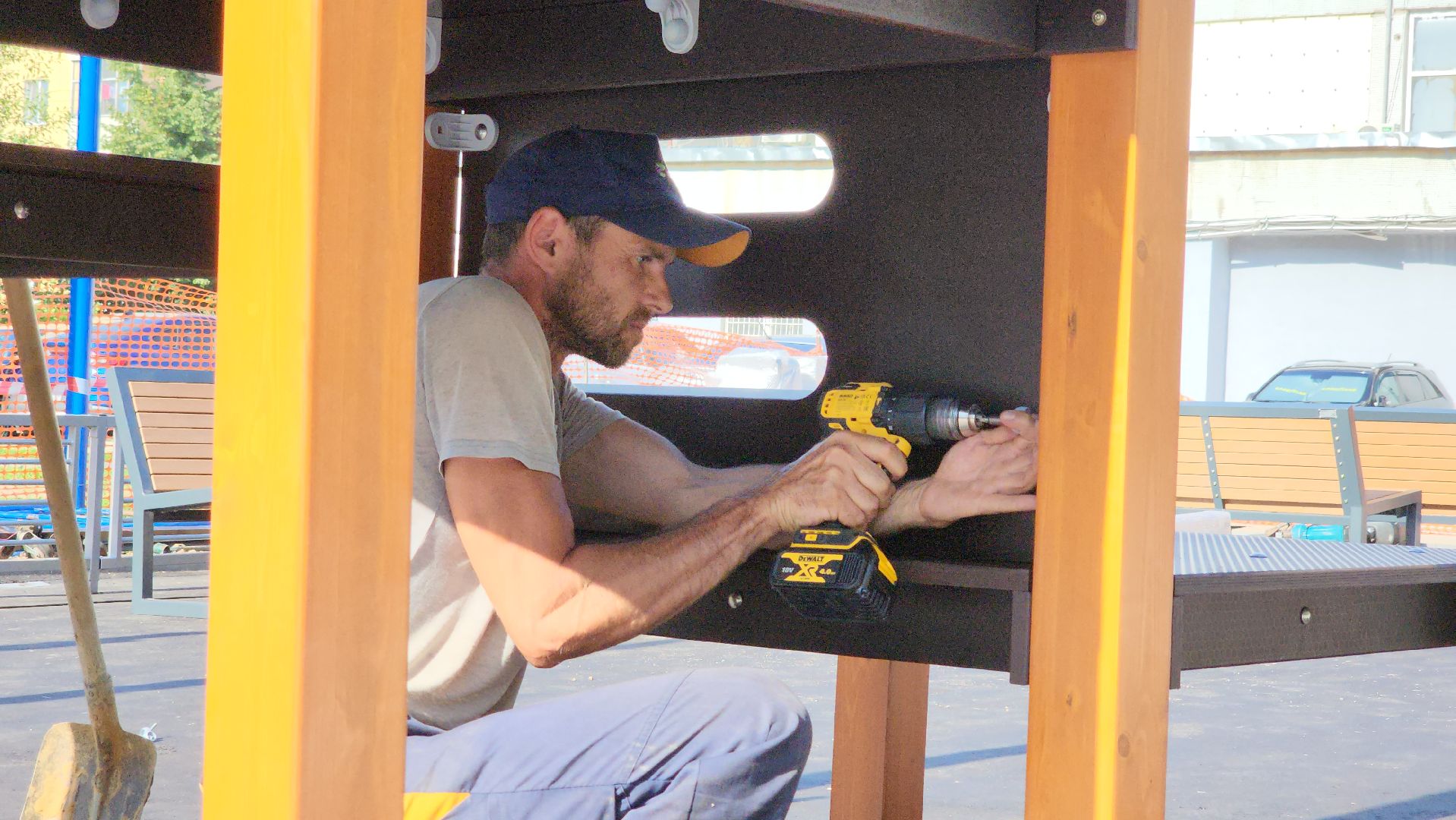 кашира, благоустройство, дети, детская площадка, спортивная площадка, губернаторская программа,