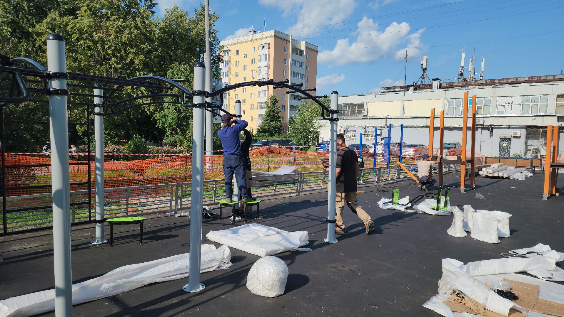 кашира, благоустройство, дети, детская площадка, спортивная площадка, губернаторская программа,