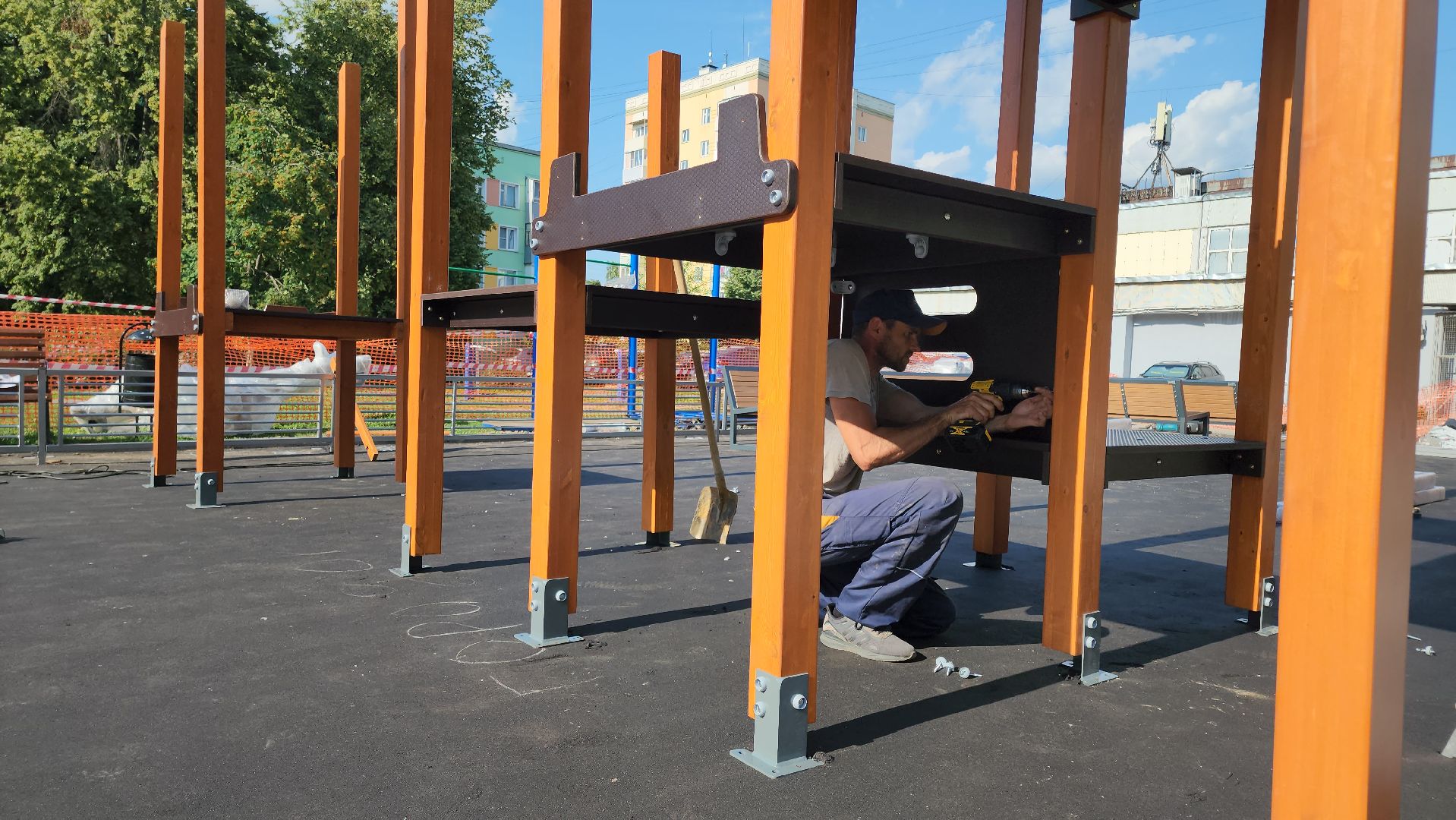 кашира, благоустройство, дети, детская площадка, спортивная площадка, губернаторская программа,