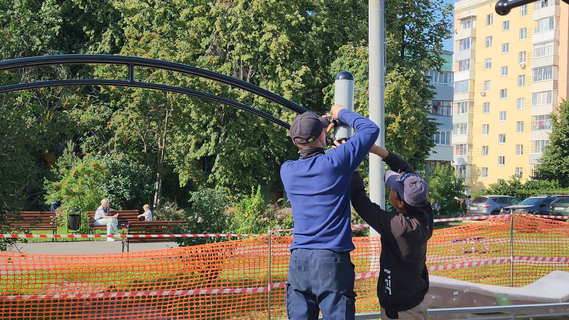 кашира, благоустройство, дети, детская площадка, спортивная площадка, губернаторская программа,