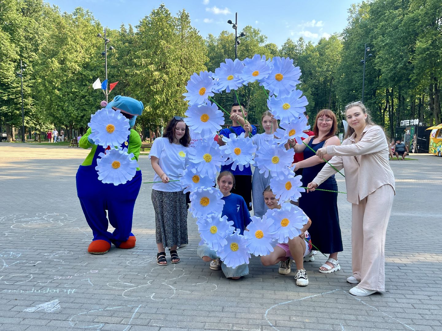 наро-фоминск, наро-фоминский городской округ, центральный парк наро-фоминска, ромашковое настроение, волонтеры подмосковья,