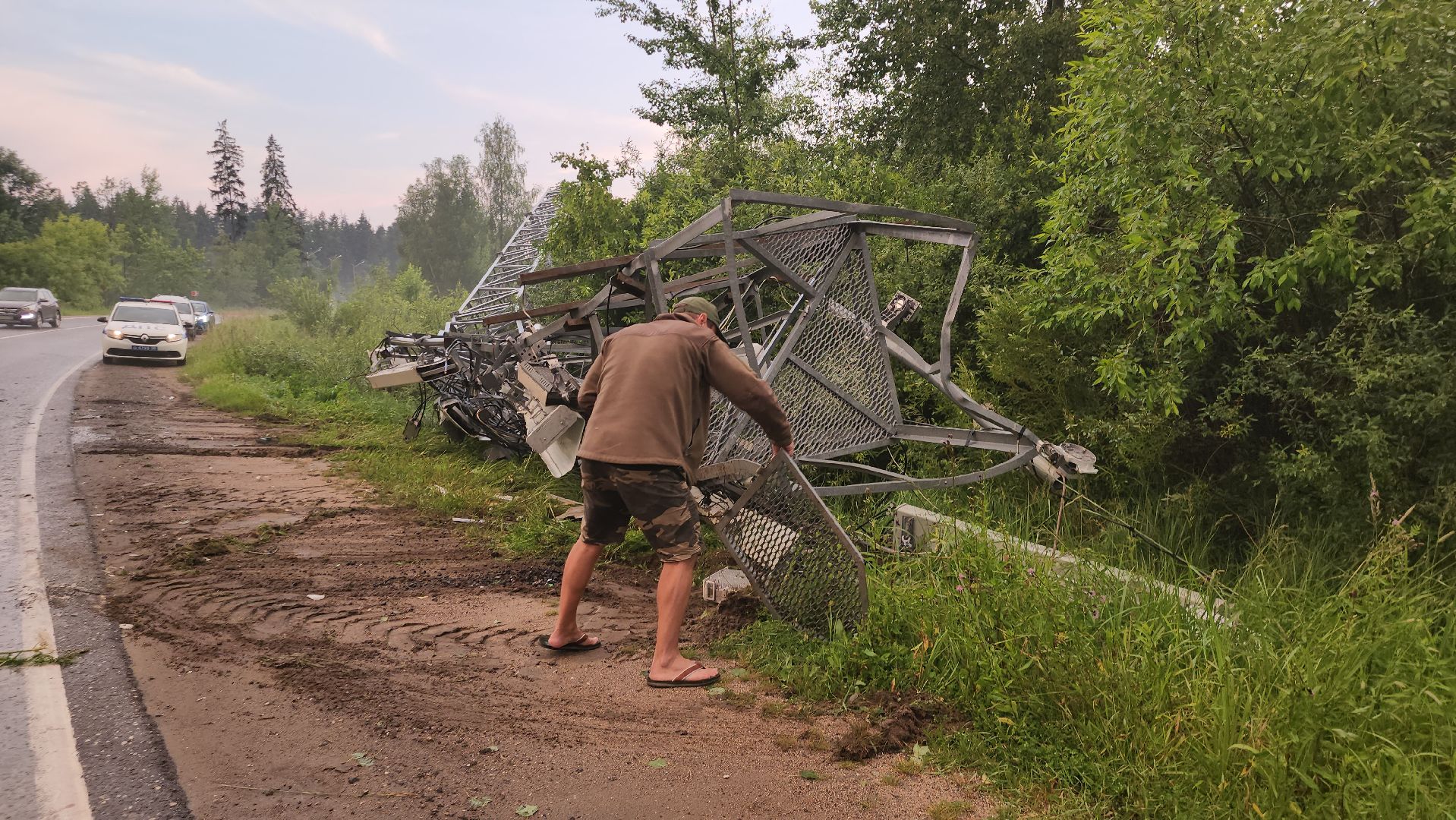 Истра , ЧП, Вышка сотовой связи, Катаклизм,
