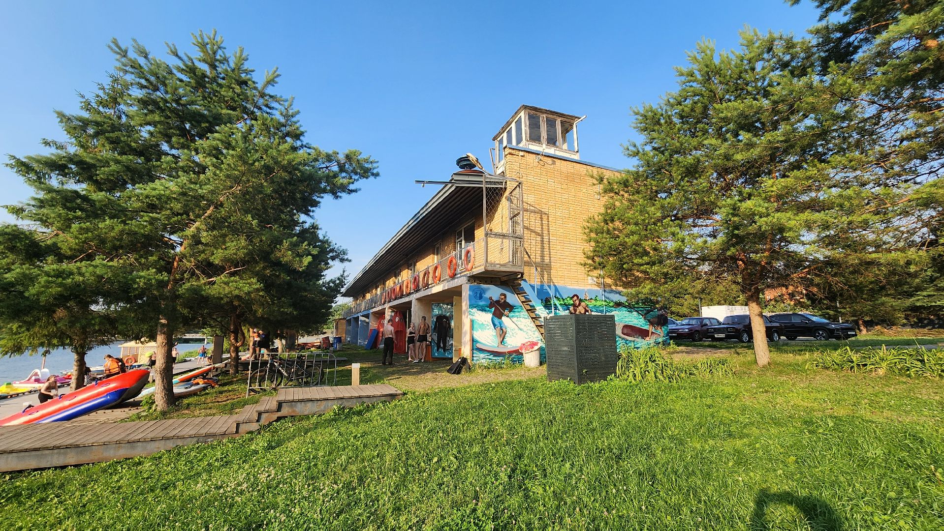 Зарайск, Шашлыки на воде, Жара в Подмосковье, Речка, купальный сезон,