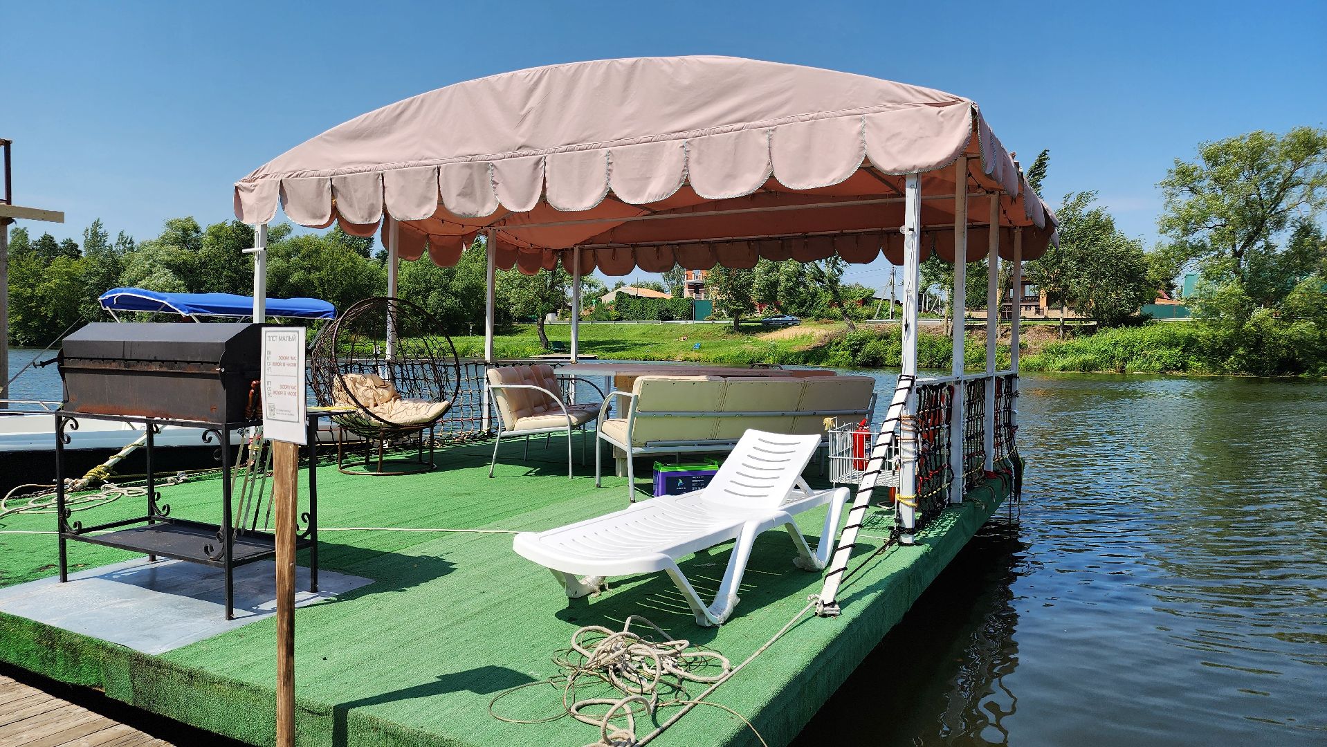 Зарайск, Шашлыки на воде, Жара в Подмосковье, Речка, купальный сезон,