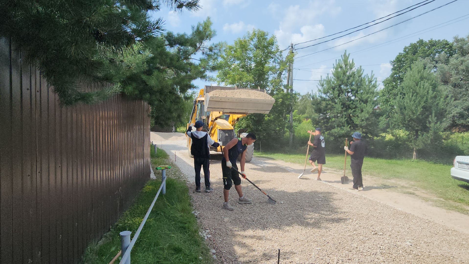 серпухов, деревня дашковка, строительство дороги,