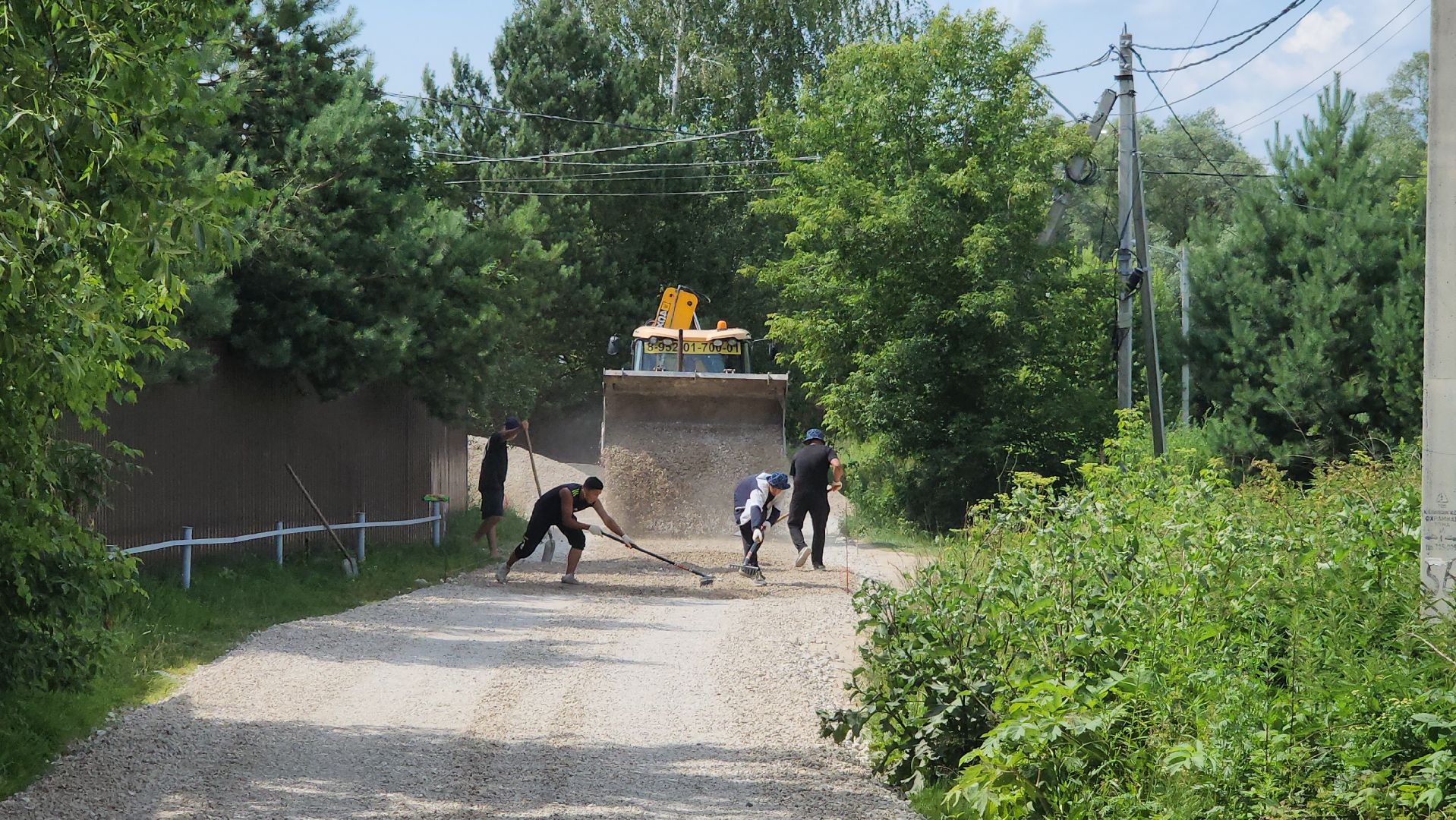 серпухов, деревня дашковка, строительство дороги,