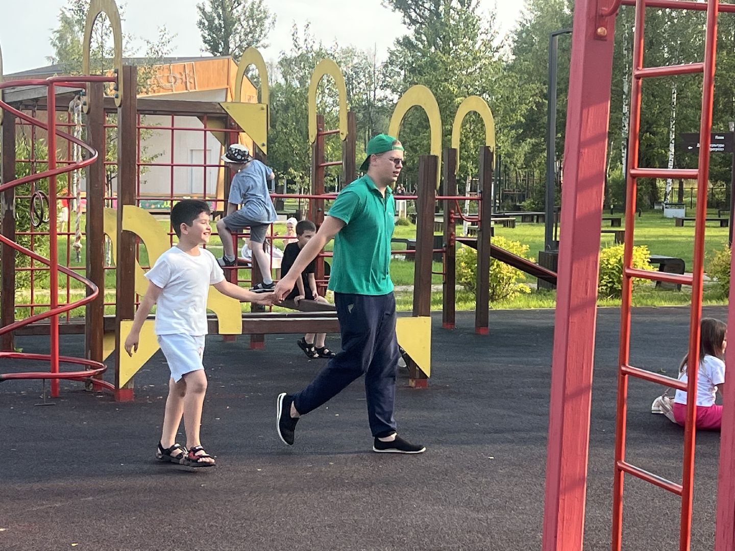 талдомский округ, Семья лето парк,