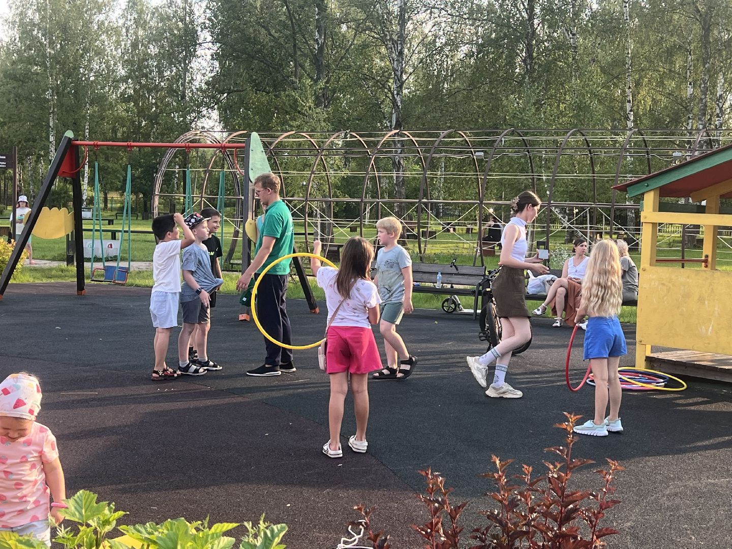 талдомский округ, Семья лето парк,