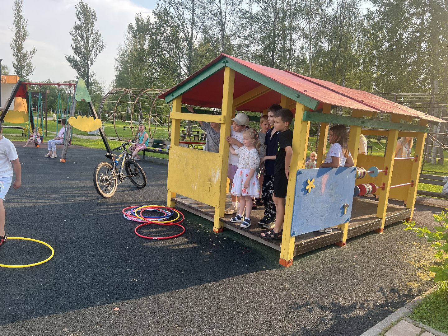 талдомский округ, Семья лето парк,