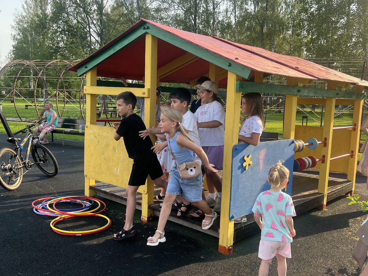 талдомский округ, Семья лето парк,