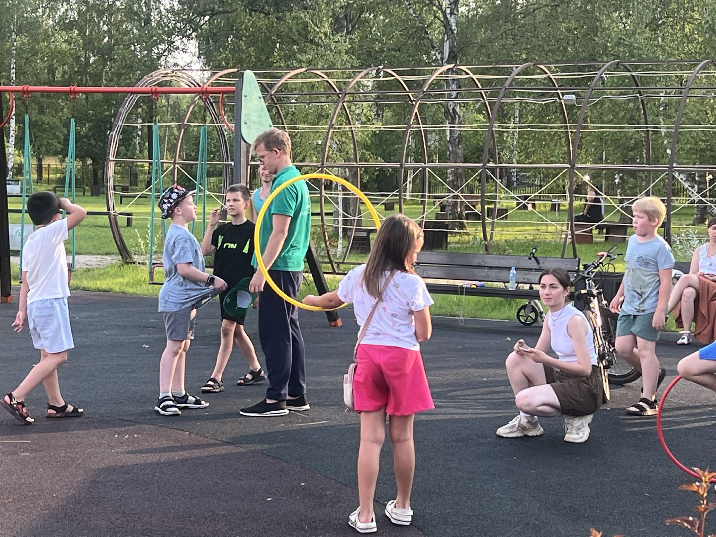 талдомский округ, Семья лето парк,