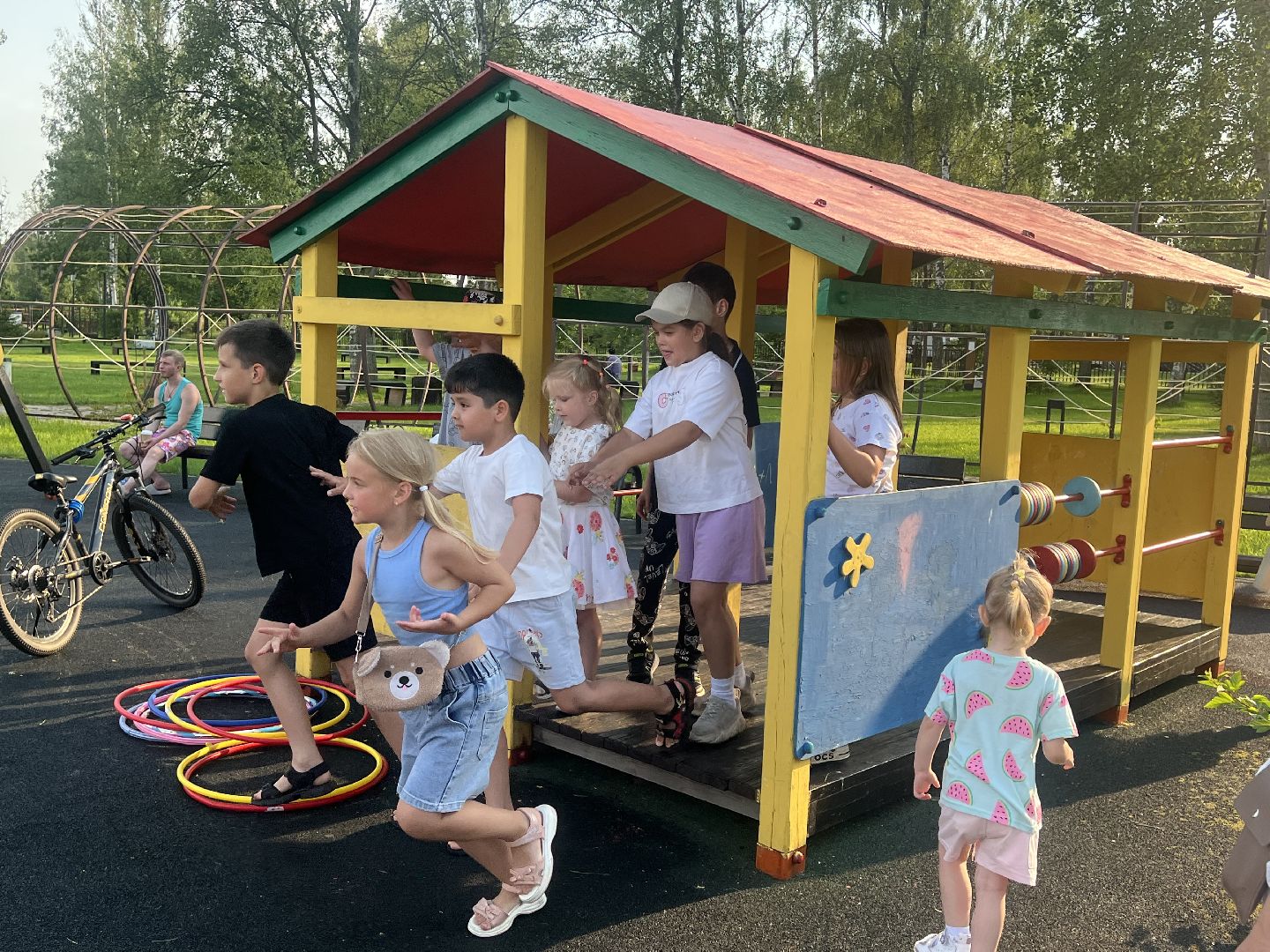 талдомский округ, Семья лето парк,