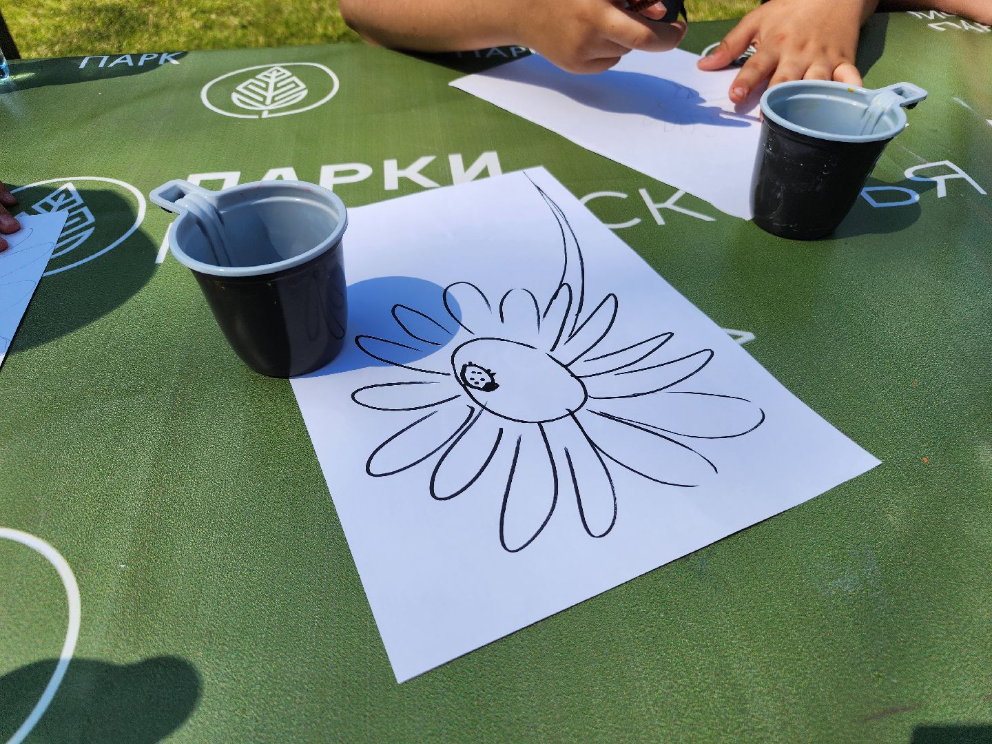 фрязино, летний детский лагерь, день семьи любви и верности, мастер-класс для детей, рисунки детей,