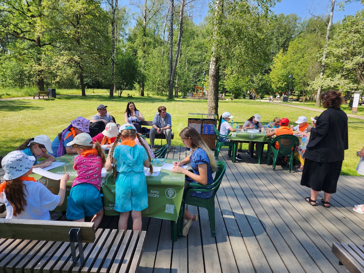 фрязино, летний детский лагерь, день семьи любви и верности, мастер-класс для детей, рисунки детей,