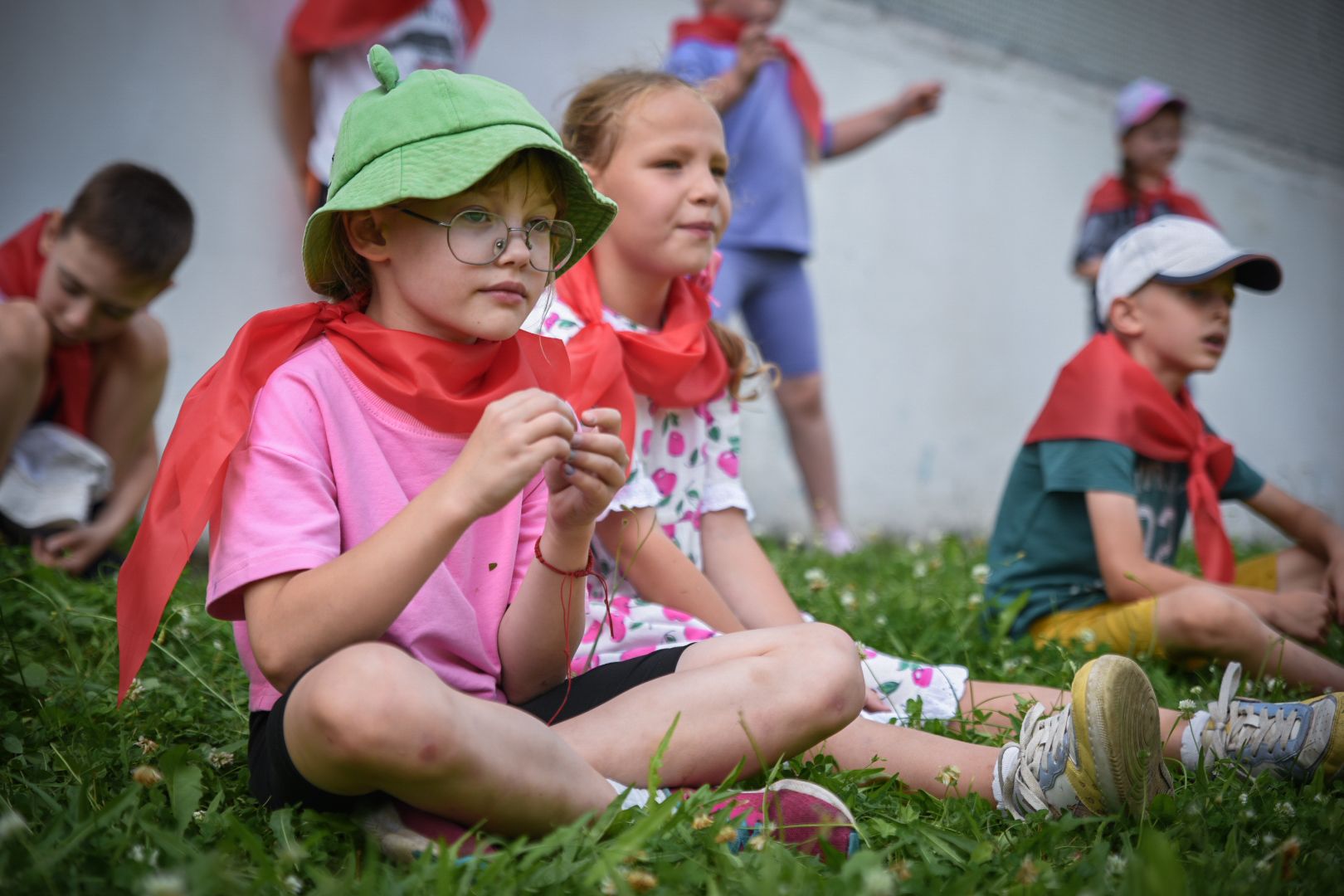 бронницы, летний лагерь в бронницах , спортивные игры в лагере, дети ,