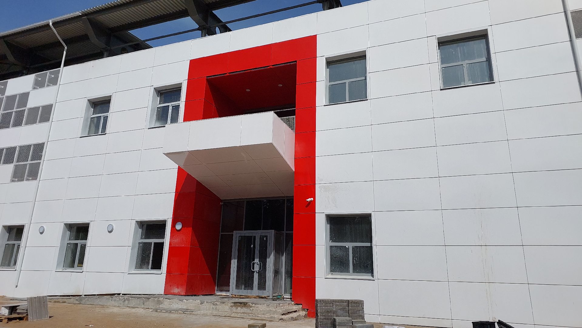 стадион, спартак, серпухов, строительство, реконструкция, фасады, спорт,