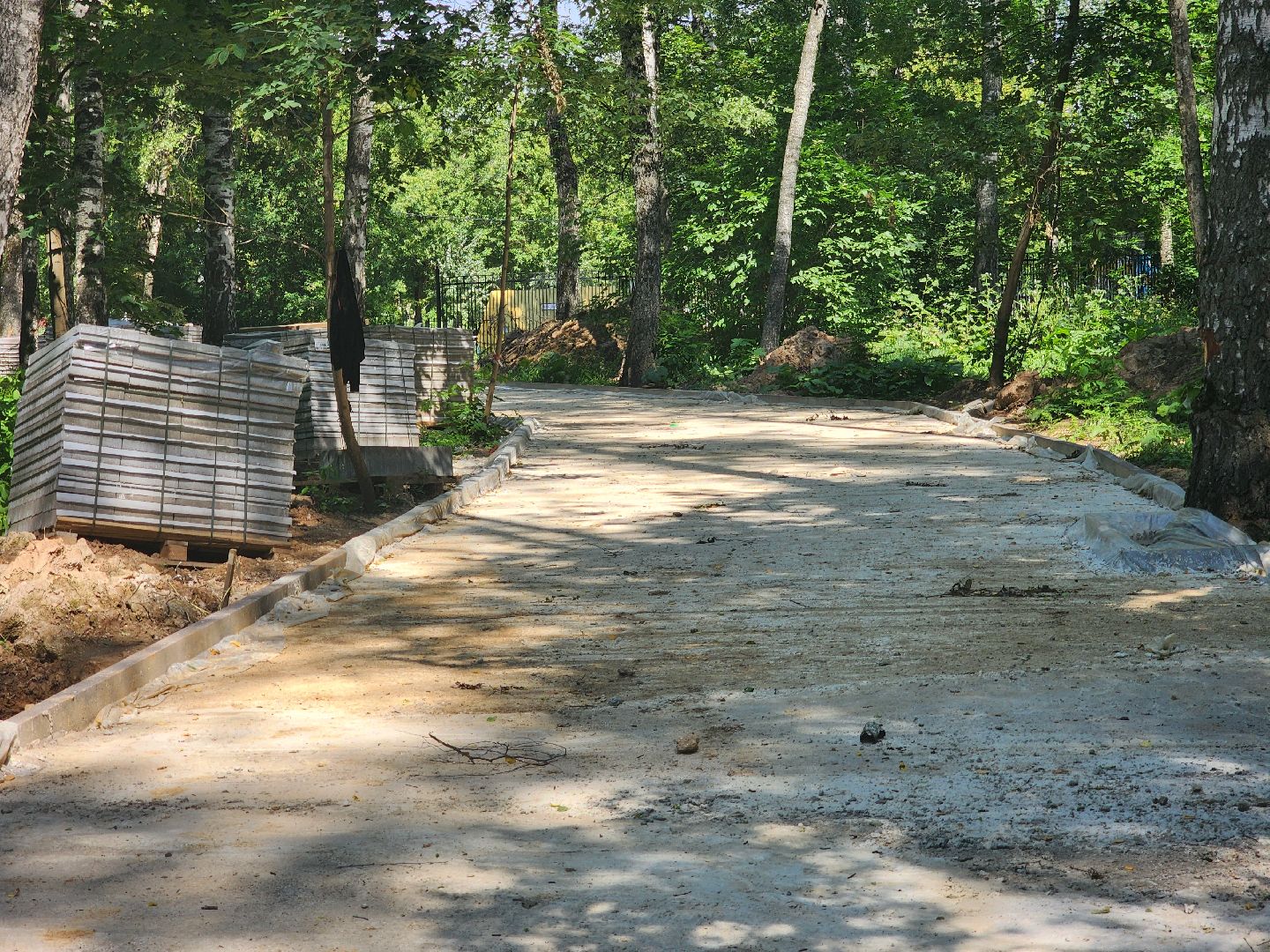 Подольск, Реконструкция, Парк березки,