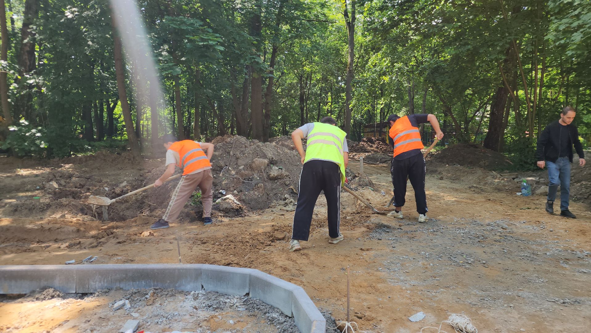 Подольск, Реконструкция, Парк березки,