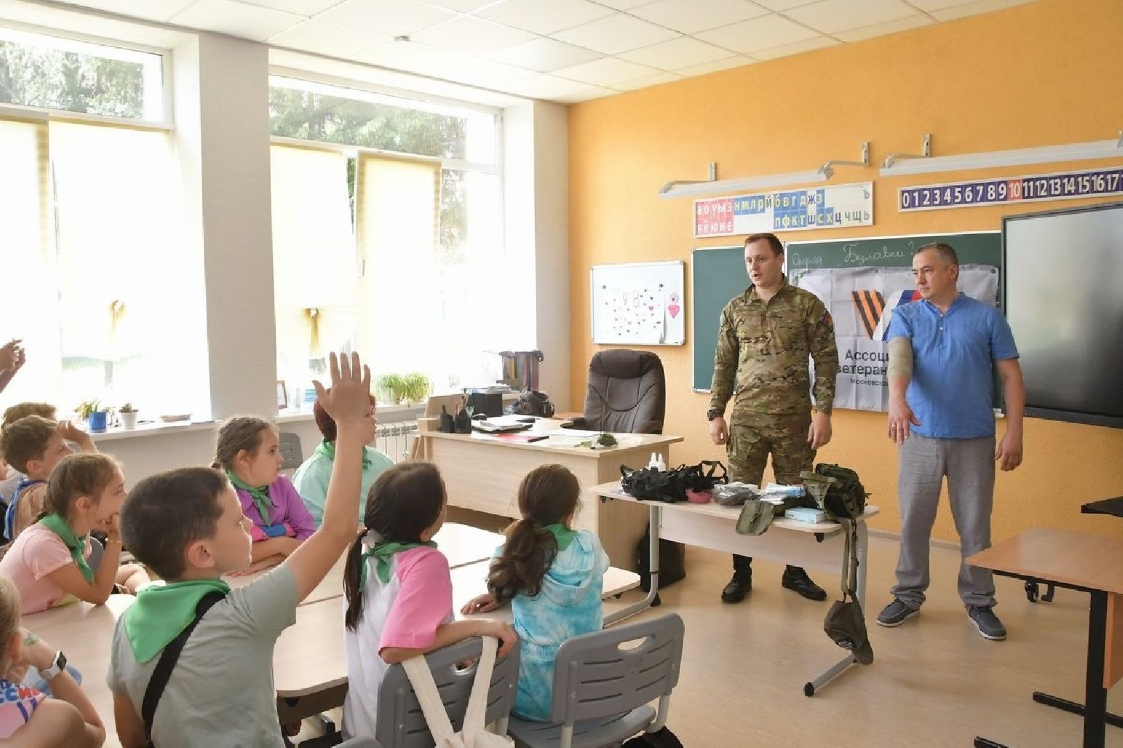 первая помощь, мастер-класс для детей, школьный лагерь радуга, школа имени попова, власиха школа попова,