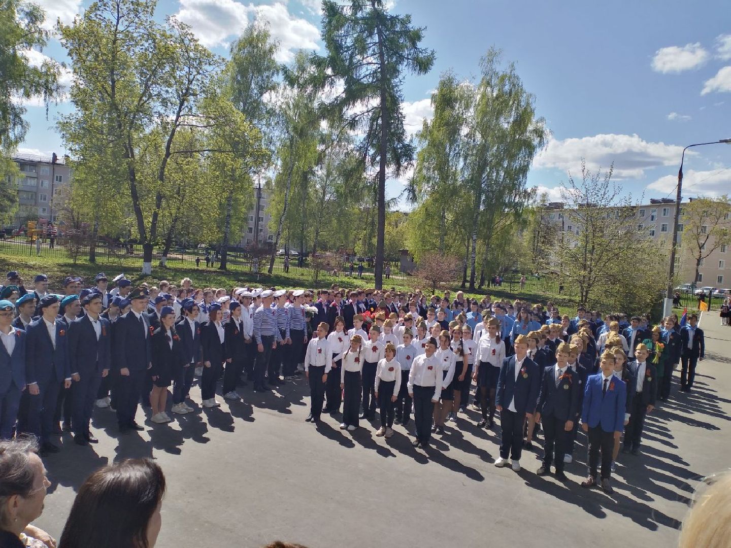 ученики, школа, праздник, День Победы, ветераны, Лосино-Петровский