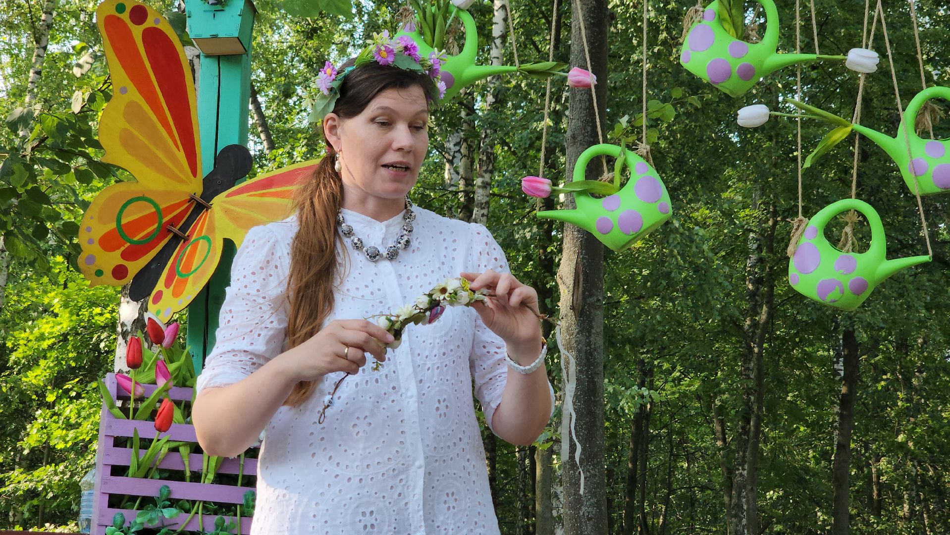 кашира, праздник, парк, лекция, венок, союз женщин россии,