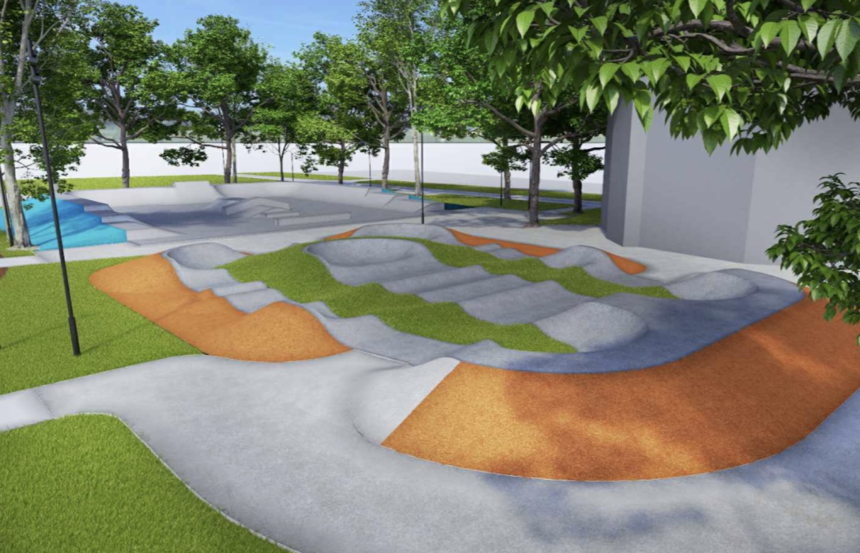 пушкино, благоустройство, центральный парк культуры и отдыха, скейт-парк,