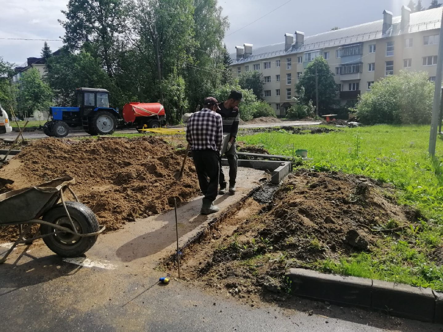 городской округ восход, благоустройство, парковка автомобилей, парковочный карман,