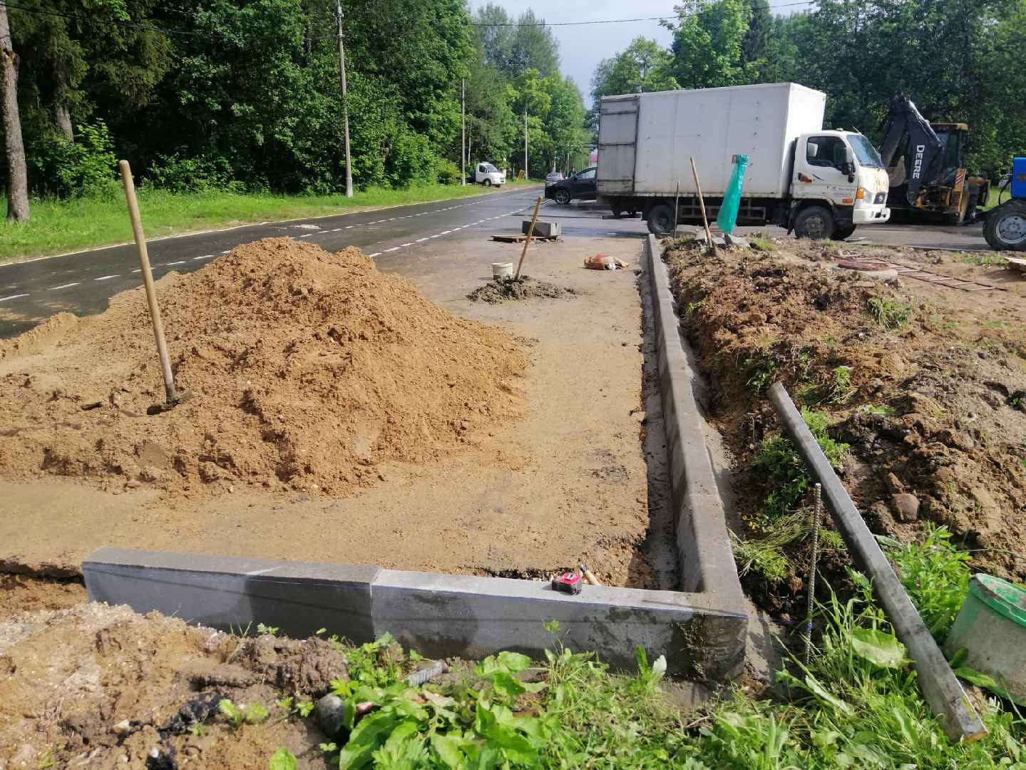 городской округ восход, благоустройство, парковка автомобилей, парковочный карман,