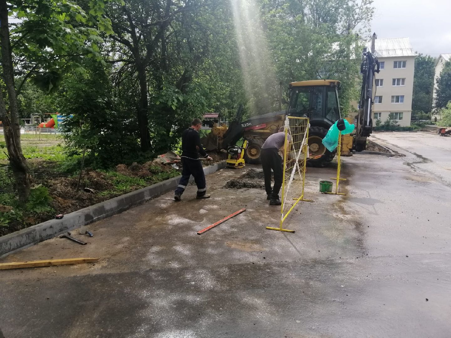 городской округ восход, благоустройство, парковка автомобилей, парковочный карман,